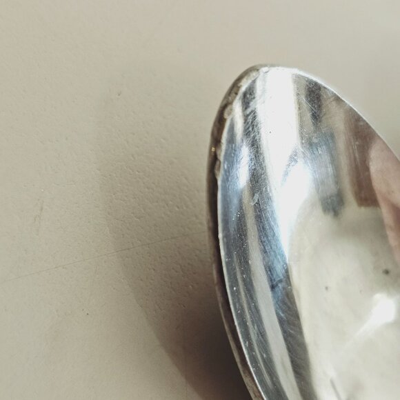 3 Woodwind Teaspoon Spoon 6" wood-like handle vtg midcentury boho minimalist mix - Picture 9 of 9